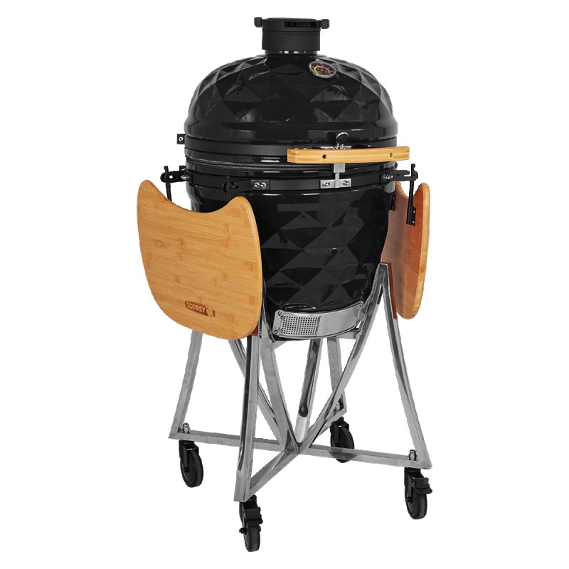 HORNO KAMADO CERAMICA MUL NEGRO 21" - Imagen 4